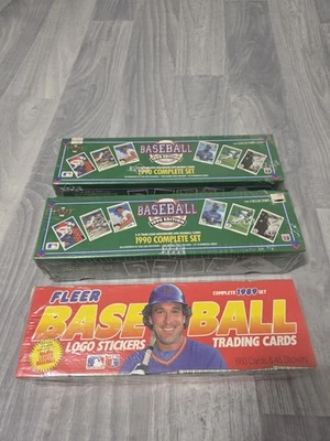 1989 Fleer Baseball Factory Sealed Complete Set - 2 1990 Upperdeck Sets LOT OF 3 - Image 1 of 4