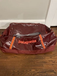Patagonia Black Hole Dark Red Duffel Bag Suitcase 120L Discontinued - Picture 1 of 10