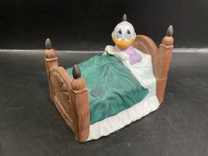 CAJA DE MÚSICA RARA SCHMID DISNEY CABEZA SCROOGE MCDUCK MOVIMIENTO MICKEY'S CHRISTMAS CAROL - Imagen 1 de 14