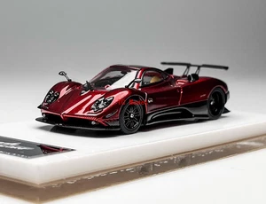 TG HH 1:64 Red Carbon Zonda Tricolore Racing Sports Model Diecast Metal Car New - Picture 1 of 6
