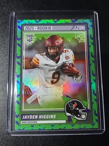 Jayden Higgins - Score-a-Treat 2025 - Houston Texans - Rookie - Bats - RC - /399 - Bild 1 von 3