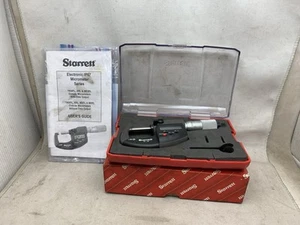 STARRETT NO 796 796XFL-1 ELECTRIC MICROMETER IP67 0-1"/0-25MM RANGE #13554 - Picture 1 of 11