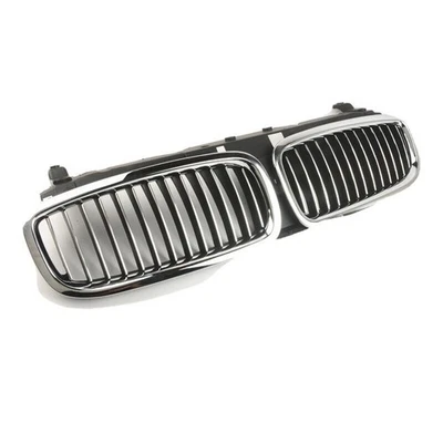 Apto para BMW E65 E66 2002-2005 serie 7 745i 745Li parrilla delantera ABS cromo Foto 1 de 4