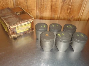 New NOS OEM GM Engine Piston Set 605263 .020 1941-1952 Chevrolet 235 6-Cylinder - Picture 1 of 4