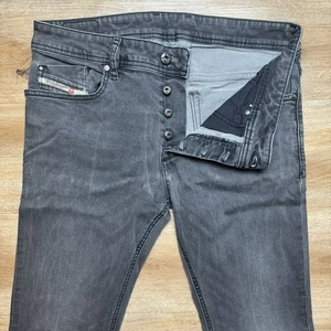 Diesel Jeans Men 32x32 Gray Sleenker Slim Skinny Stretch Denim Pant Skater RA468 - Picture 1 of 14