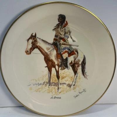 Frederic Remingtons “A Breed” Plato de Coleccionistas Gorham China EE. UU., Retirado 10.5” Foto 1 de 4