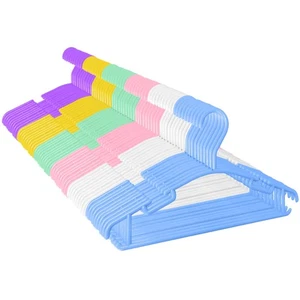 Kids Hangers Baby Hanger Childrens Multicolor Plastic Infant Hanger Toddler H... - Picture 1 of 7