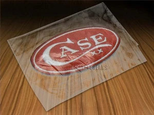 Case xx Knives Red Oval Logo Embossed Patch 1031 - Picture 1 of 4