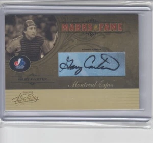 2005 Gary Carter Absolute Memorabilia Marks Fame AUTO /25 - #58 Expos Mets - Picture 1 of 1
