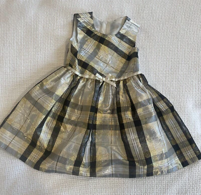 Hermoso vestido formal, navideño Bonnie Jean talla 3t niña pequeña Foto 1 de 4