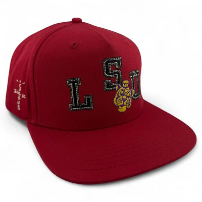 Travis Scott Cactus Jacks Louisiana State University Marco A Snapback Ajustable Foto 1 de 4