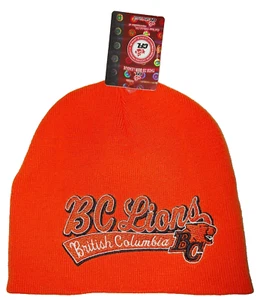 BC Lions CFL Team Logo Men's Skull Cap Winter Hat Toque Sogo Sports - Foto 1 di 2