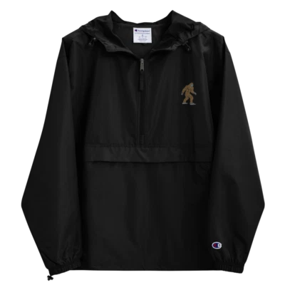 "Assquatch" Embroidered Champion Packable Jacket - Image 1 of 4