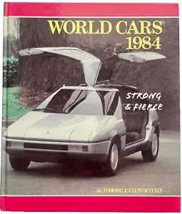 1984 WORLD CAR CATALOGUE AUTOMOBILE CLUB OF ITALY BOOK with ELECTRIC VEHICLES - Picture 1 of 8