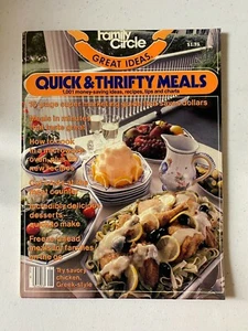 QUICK AND TRIFTY MEALS FAMILY CIRCLE GREAT IDEAS - Imagen 1 de 1