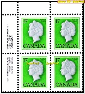 CANADA 1979 CANADIAN QUEEN ELIZABETH MINT FACE 68 CENT MNH TL CORNER STAMP BLOCK - Image 1 of 2
