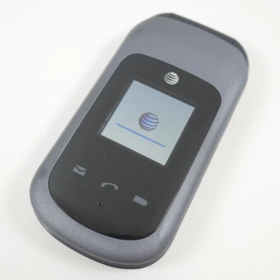 Pantech Breeze IV P2050 Gray/Black AT&T Flip Phone - Image 1 of 4