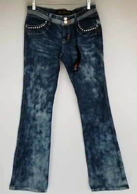 Women’s VO Jeans Virgin Only Bling Crystal And Stones Jeans Size 28 - Image 1 of 4