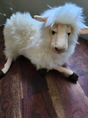 HANSA 18in Plush Lamb Doll Stuffed Sheep Plush Animal Toy from Japan New - Image 1 of 4