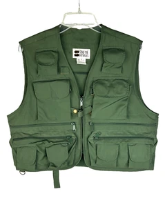 Vintage Stream Designs Women's Green Fishing Outdoor Utility Tactical Vest Small - Picture 1 of 13