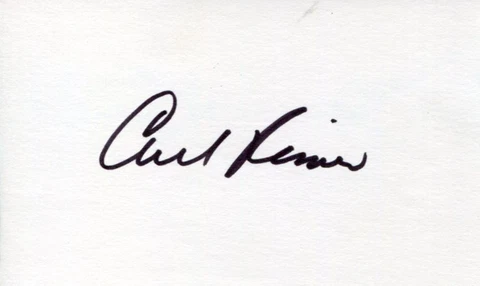 Carl Reiner Oceans 11 Eleven Dick Van Dyke Show Comedian Signed Autograph Cover