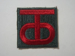 90th INFANTRY DIVISION PATCH FULL COLOR PRE-1955 ISSUE :KY21-1  - Picture 1 of 1