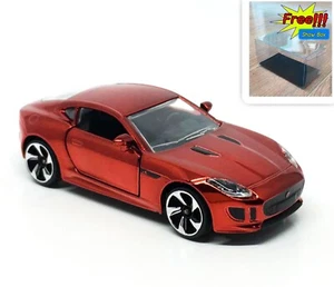 Majorette Jaguar F Type Chrome Red 1:59 (3 inches) no Package - Picture 1 of 8