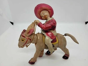 NICE VINTAGE ALPS WIND UP CELLULOID GAY CABALLERO made in OCCUPIED JAPAN - Picture 1 of 9