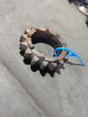 Harley Davidson HD2 Early Sportster Starter Gear Usado 16 Dientes Cabeza de Hierro Modelo K Foto 1 de 4