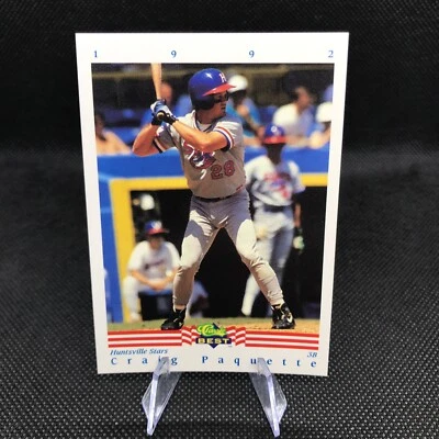 Craig Paquette 1992 Classic Best Set Break BASEBALL #138 Huntsville Stars - Image 1 of 2
