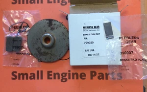 Tecumseh PEERLESS transmission 799020 BRAKE DISC KIT GENUINE OEM 790007 799021 - Picture 1 of 1