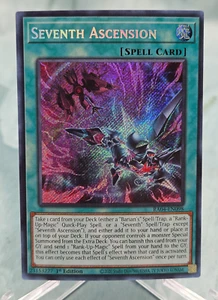 Estampida secreta rara Yugioh Séptima Ascensión RA04-EN098 - casi nueva - Imagen 1 de 4