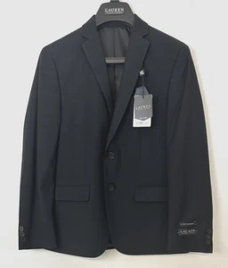 LAUREN Ralph Lauren Big Boy's 14R Black Plaid Classic Sport Coat New - Picture 1 of 8
