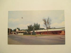 Grand Island Nebraska Postkarte Conoco Tankstelle Motel Cafe NE - Bild 1 von 2