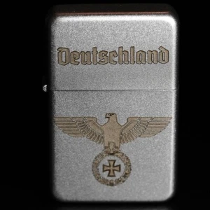 Reichsadler Benzin Feuerzeug Sturmfeuerzeug Retro Deutschland WK2 - Bild 1 von 2