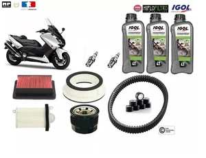 Kit Entretien Complet Courroie Filtre 3L Huile YAMAHA T-MAX 530 2012-2016 - Imagen 1 de 1