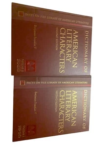 Dictionary of American Literary Characters by Benjamin Franklin V 2002 Vol 1 & 2 - Picture 1 of 10