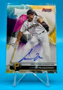 2020 Bowman's Best #B20-CML Carmen Mlodzinski Auto Pittsburgh Pirates - Bild 1 von 2