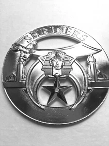 Freimaurer Metall Chrom Schreiner Auto Auto Emblem - Bild 1 von 1