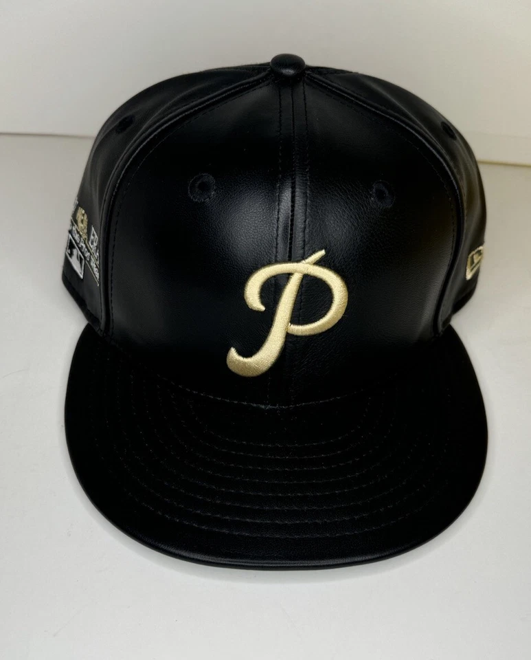 Chapéu PU Philadelphia Phillies - MLB Genuíno - New Era 59FIFTY - Tamanho 7 5/8 - Imagem 1 de 3