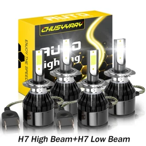 For Hyundai Sonata 2011-2014 6000K LED Headlight High Low Beam Light Bulb Combo - Picture 1 of 11