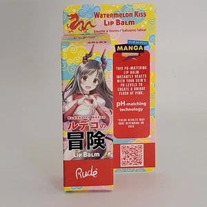 Rude Manga Collection Lip Balm 3.5g / 0.123oz Watermelon Kiss New in Box - Picture 1 of 4
