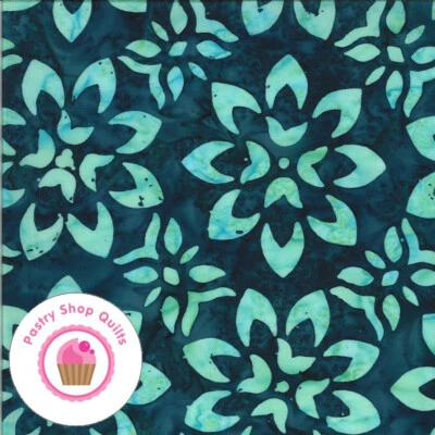 CONFECTION BATIKS 27310 120 Blue Green Raspberry Moda Kate Spain Quilt Fabric - Image 1 of 4