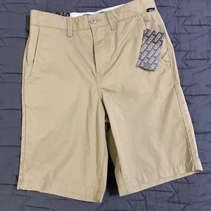 Vans Jungen Authentic Stretch Chino Shorts khaki hellbraun braun 26/12 - Bild 1 von 5