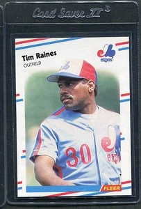 1988 Fleer Glossy Tim Raines #193 Mint - Picture 1 of 1