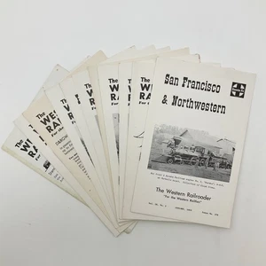 The Western Railroader Magazine 11 Issues January - December 1963 Unordered - Imagen 1 de 11