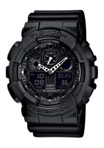 CASIO Herrenarmbanduhr G-SHOCK Chronograph GA-100-1A1ER 51mm - Bild 1 von 2