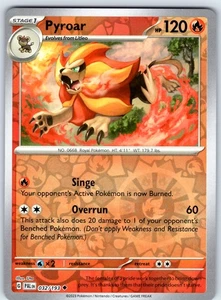 Pyroar - Uncommon SV02: Paldea Evolved Reverse Holo 032/193 NM - Picture 1 of 1