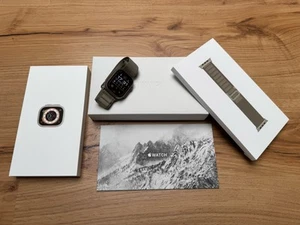 Apple Watch Ultra, 49mm, Alpine Loop L, Titan+Saphir, Batteriezustand 93% - Bild 1 von 9