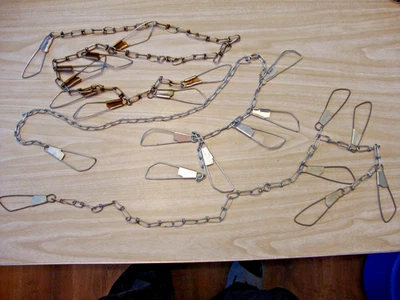 3 CUERDAS DE PESCA DE METAL DE COLECCIÓN-MILL RUN/JAPÓN/TAIWÁN Foto 1 de 4